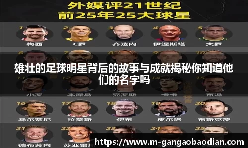 雄壮的足球明星背后的故事与成就揭秘你知道他们的名字吗
